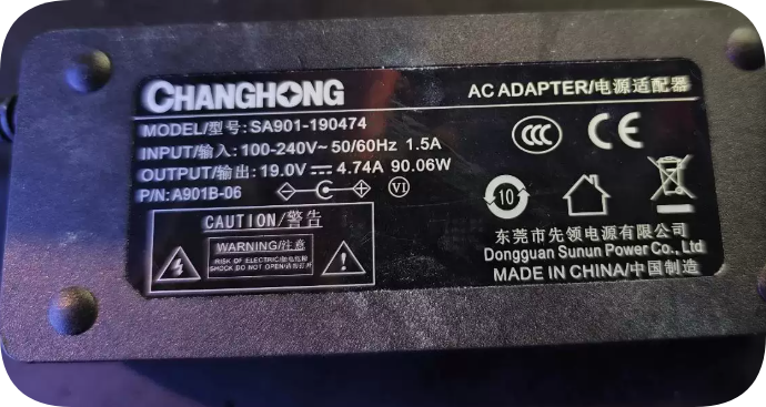 *Brand NEW* Leading SA901-190474 Power Adapter 19V4.74A 90.06W Power Supply